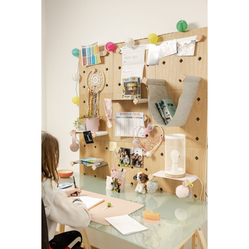 Burdan Modular Pegboard Desk Storage