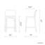 Tabouret de comptoir empilable Sensilla-567292445