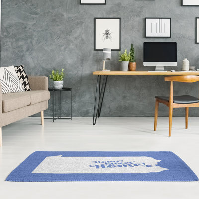 Tapis allentown blue area home