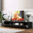 Wall Mounted Floating TV Stand with Drop-Down Cabinets