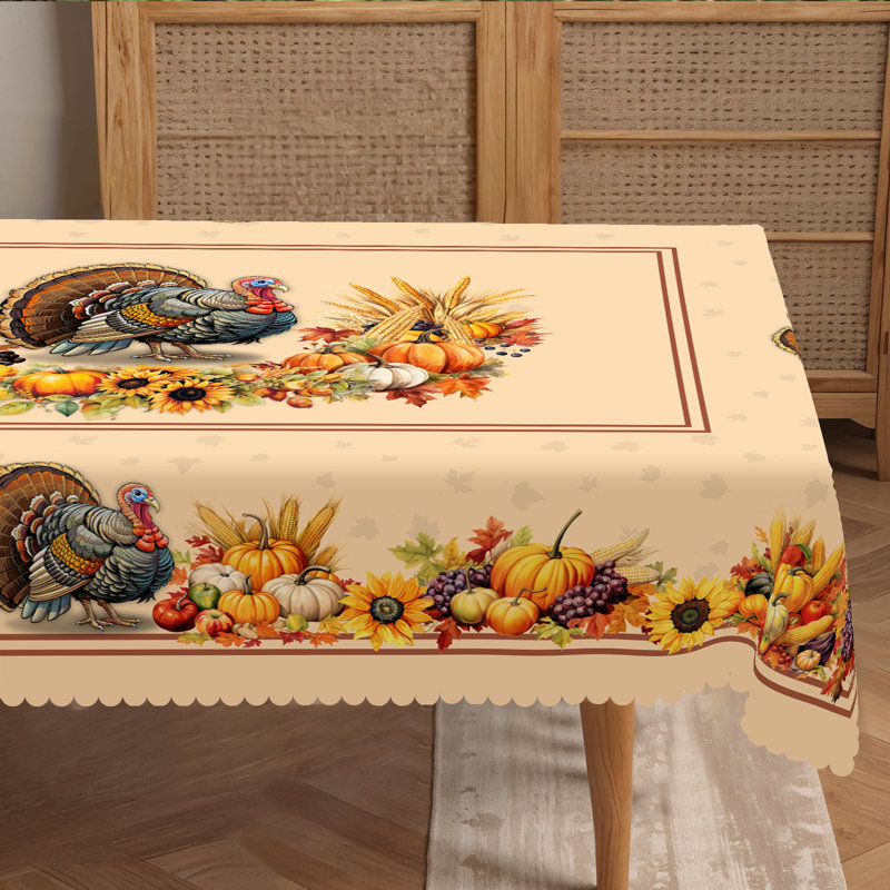 Nappe automne-hiver 152 x 220 cm Rectangulaire, 86.61" L x 59.84" W