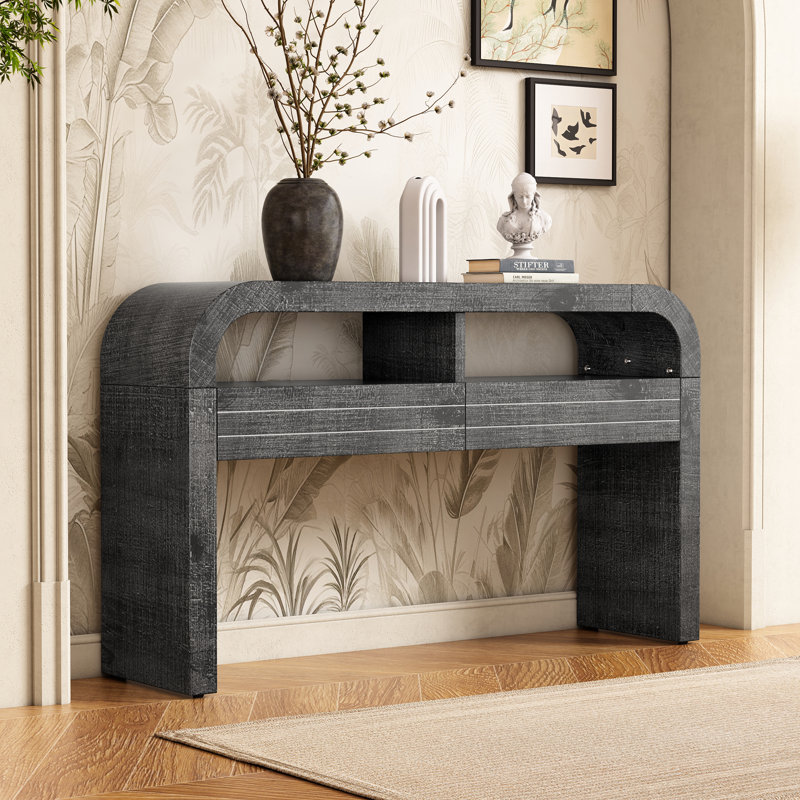 Console 52,03 po, Noir antique