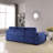 Pancoast 91" Wide Velvet Reversible Sleeper Sofa & Chaise-209249593