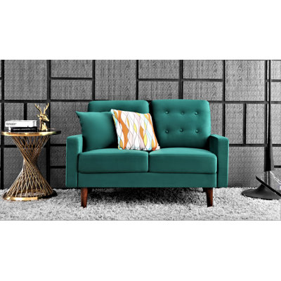 Emmet 50.4'' Velvet Loveseat