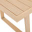 Table de salle à manger en bois d'eucalyptus massif Rosa
