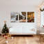 «Christmas Train Station», ensemble de 3 reproductions d'art sur toile tendues-121088972
