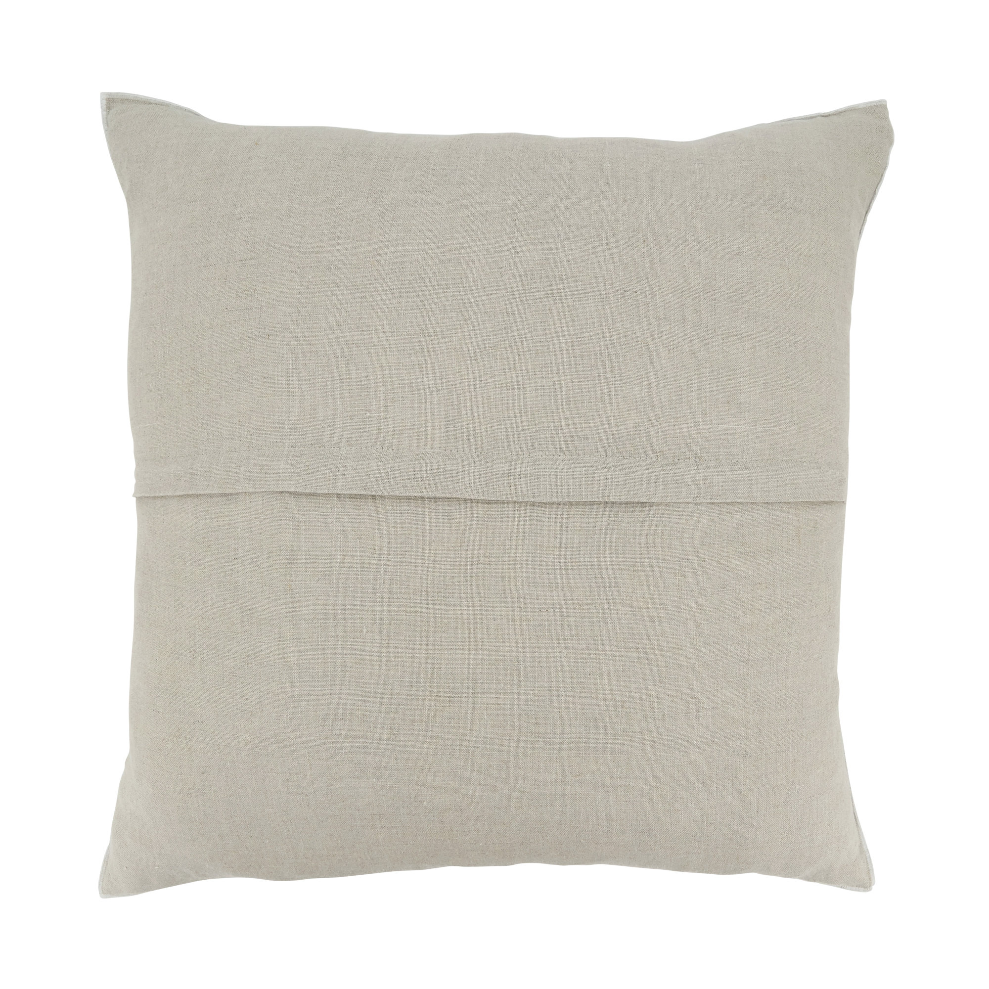 Riggs Linen Throw Pillow, Natural, Down