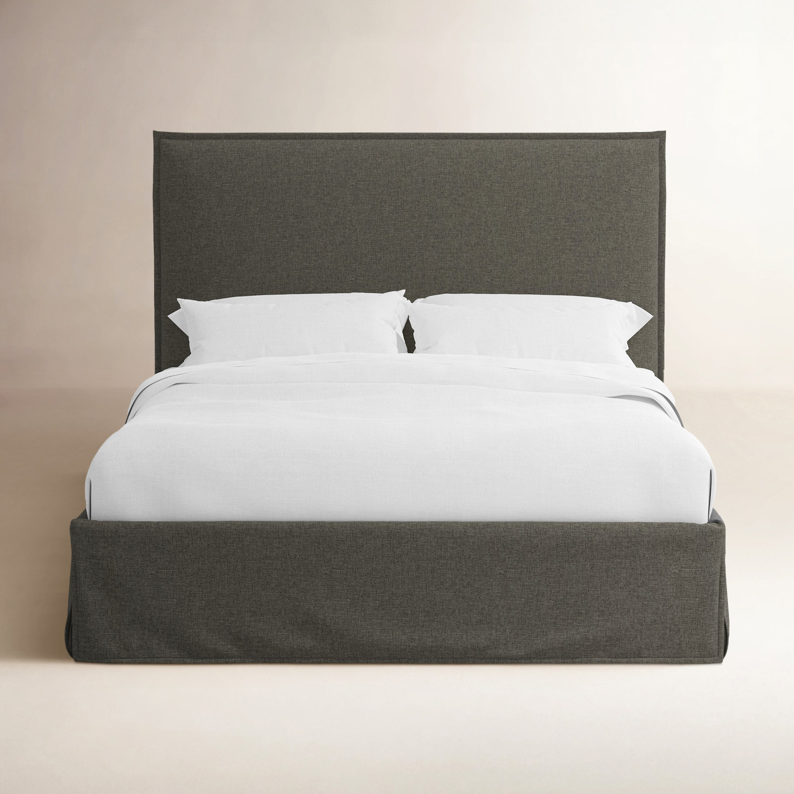 Stoffer Home x Cloth and Co. Maura Bed, Relaxed Linen Cream, Queen