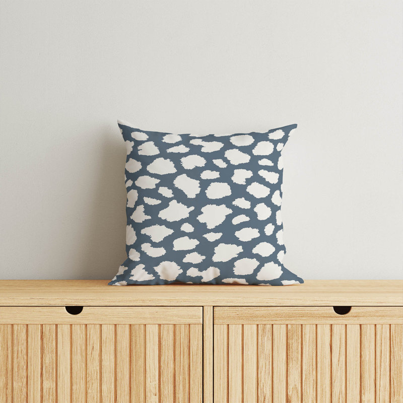 Coussin Animal Spot, Bleu, H 20 po x l 20 po