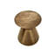 Table d'appoint tambour 22 po - table d'appoint / table de chevet moderne en sablier pour le salon et la chambre à coucher, conception peu encombrante, assemblage facile-1088417208