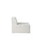 Fauteuil modulaire en sherpa avec assise profonde