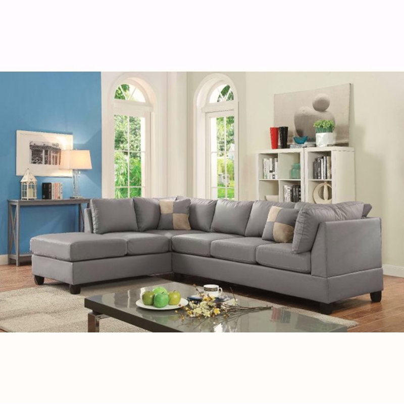 Canapé modulaire Malone (3 boîtes), gris, Gris