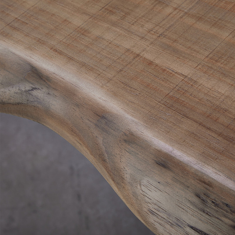 Wabi-Sabi Style Solid Pine Hallway Table, 29.5" H x 86.6" W x 15.7" D