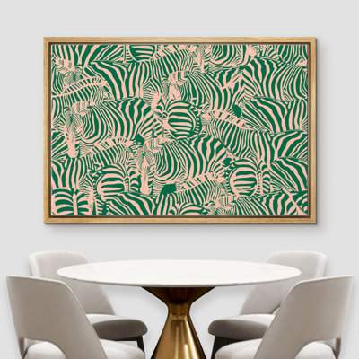" Profile Of Zebra Herds Line Art "