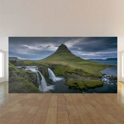 Panneau de papier peint paysage cascade Thyrwi