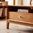 All-solid wood modern minimalist coffee table