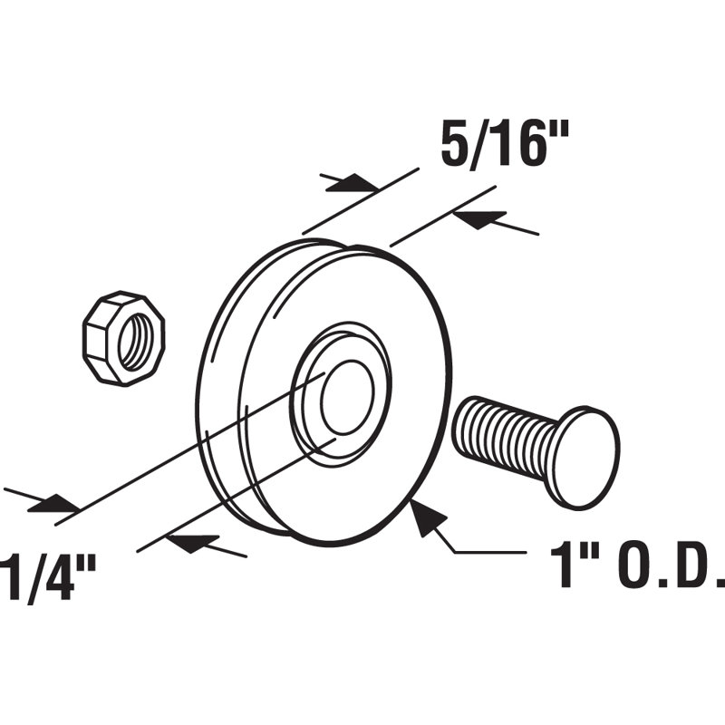 1-1/4 Inch Gold and Silver Steel Ball Bearing Roller Set