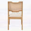 Ensemble de 2 tabourets de bar de style campagnard de 71 cm (28 pouces), tabourets de comptoir en fer sans accoudoirs et rembourrés avec dossier en rotin naturel pour la cuisine et la salle à manger