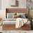 Wood Lift Storage Bed-69932143-72701981