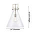 Luminaire suspendu avec tige 30 po Coterie-1401150585-1401150576-1401150577