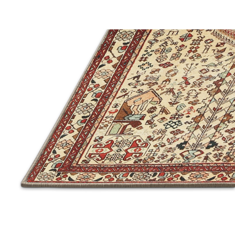 Oriental Indoor Rug, Rectangle 5' x 7'