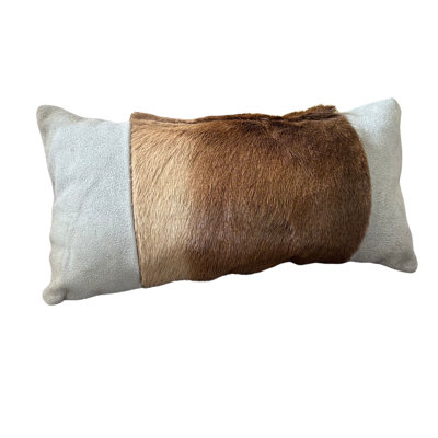 17X9 Impala Grey Suede Pillow Case