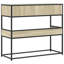 Console Table Black 90X35x80 Cm Engineered Wood-454928568