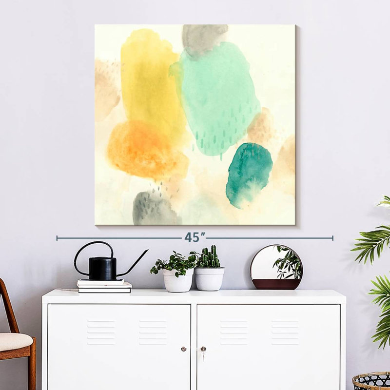 Avery River Stones I, 33" H x 33" W