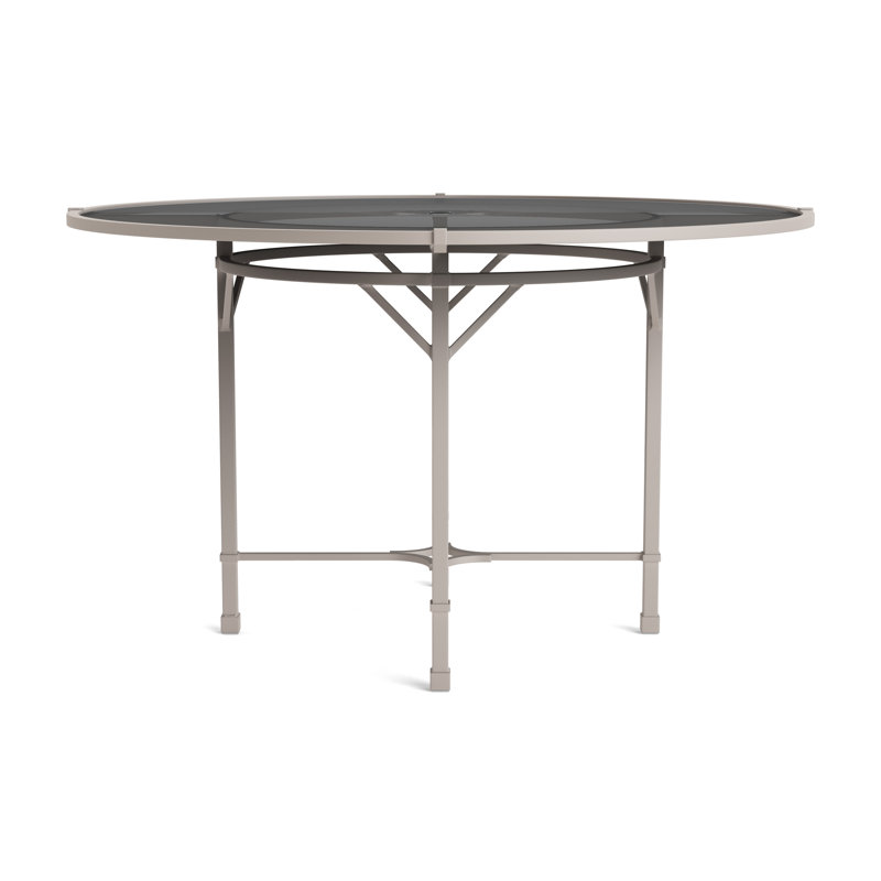 Venetian Outdoor Round Dining Table, Dove Smooth