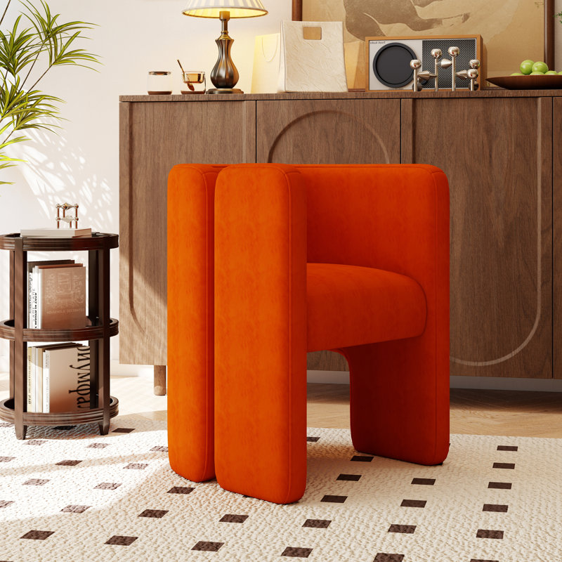 Fauteuil Beall, Orange
