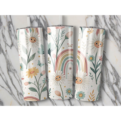 Choose Handmade Tumblers 591 mL Vacuum Insulated Stainless Steel (18/8) Travel Tumbler with Straw