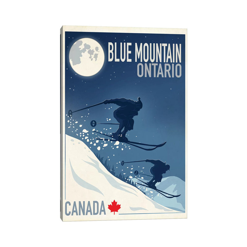 Blue Mountain I - Wrapped Canvas Print, 66.04 cm H x 45.72 cm W x 3.175 cm D