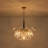 Meyana 6 - Light Bubble Hammered Patterned Glass Cluster Chandelier-114498892