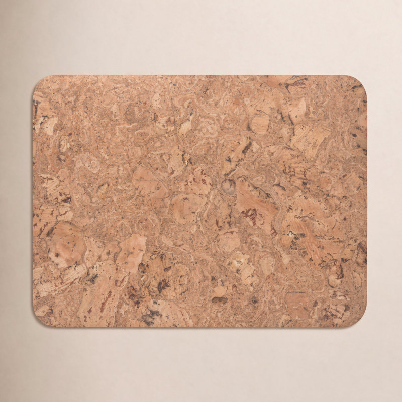 Cork No Pattern Rectangle Placemant