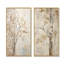 Minimalisme Sycamore beige arbre solitude - ensemble de 2 décorations murales sycomore-1609237015-1609237010