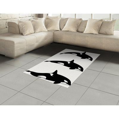 Coffey Patterned Hand Woven Area Rug