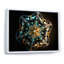 «Hidden Message Water Molecule - Fractals», art mural dans le salon-2060862099-2060862107
