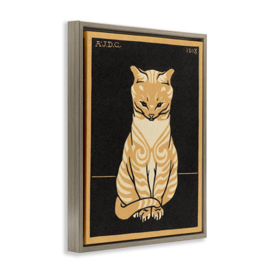 Cadre flottant Cats, affiche par Julie de Graag