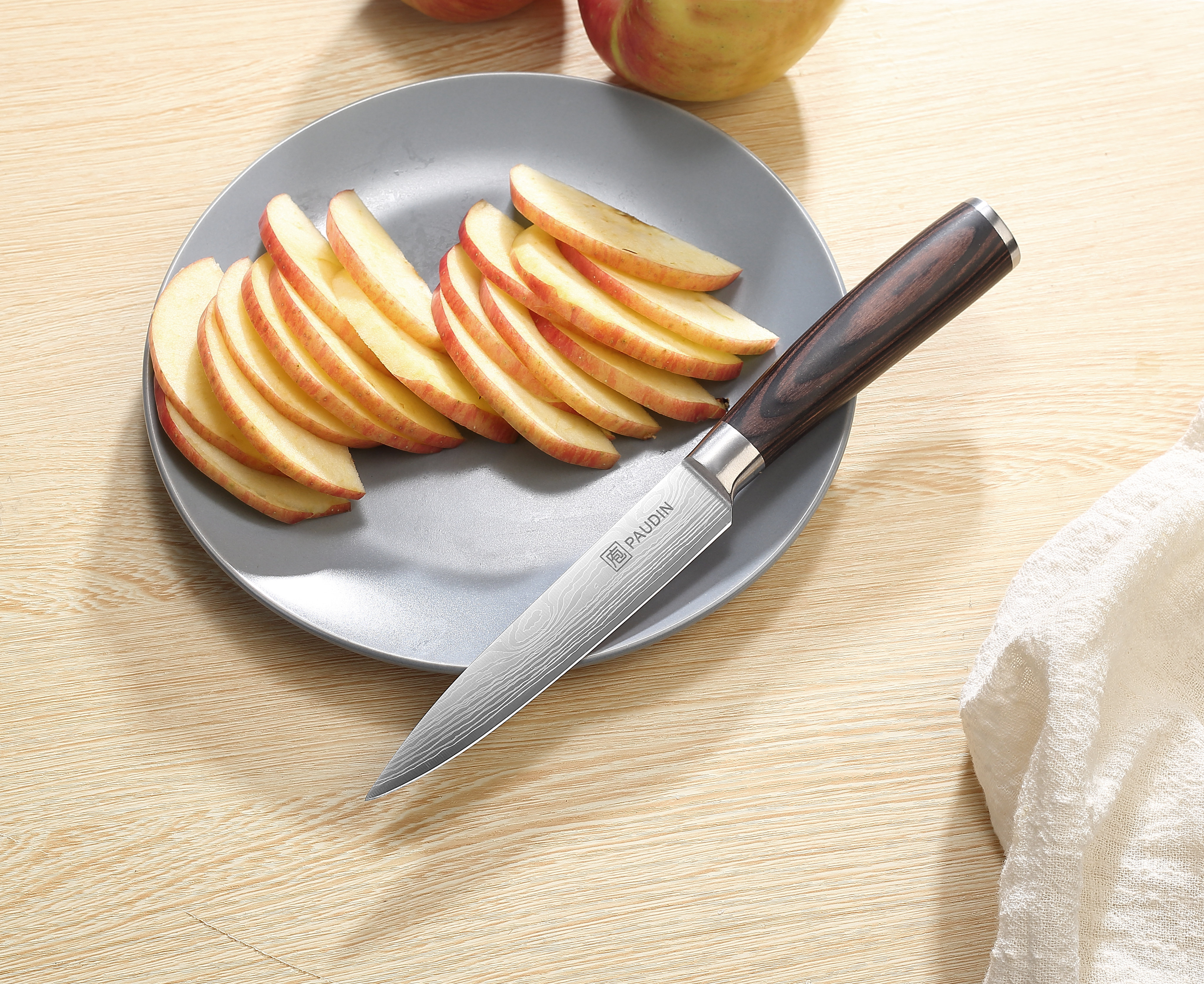 REVIEW: PAUDIN Kitchen Knife Set (Chef, Utility, Paring) 