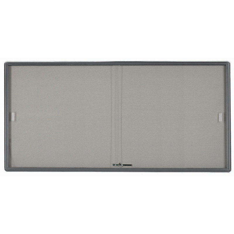 Tableau d’affichage à fixation murale radius design, Tissu bourgogne, Bourgogne, H 36 po x l 72 po