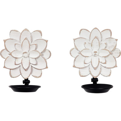 Ensemble de deux appliques de style campagnard