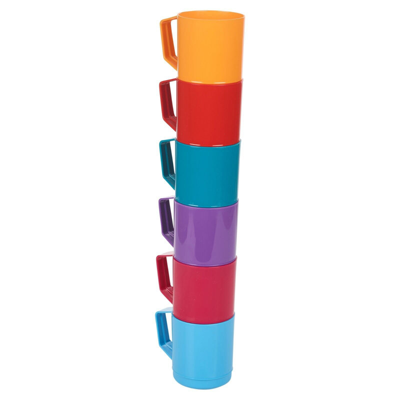 Nolly Plastic Coffee Mug, Multicolour