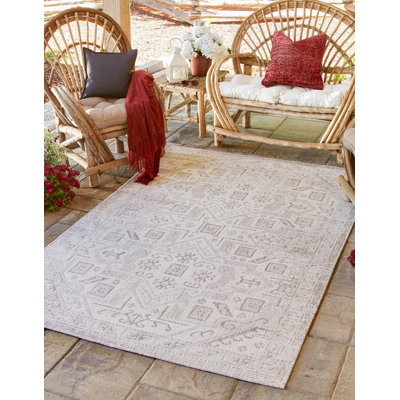 Arletha Performance Southwestern Indoor / Outdoor Rug