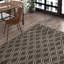 Tapis ivoire / gris en laine touffeté à la main Adesha-16766122