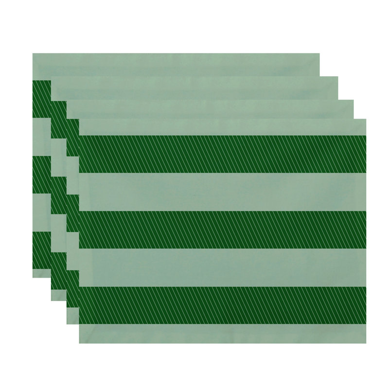 Ensemble de napperon 4 pièces Goddard, Vert
