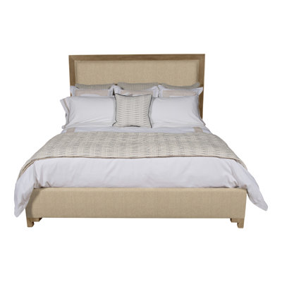 Louise/Lawrence King Upholstered Low Profile Panel Bed