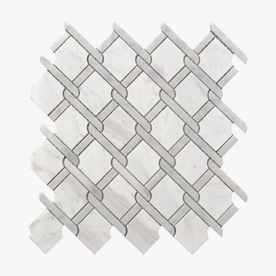 Rockart 12'' W x 12'' L Marble Singular Tile