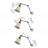 Anabiya 2 - Light Dimmable Matte Black Swing Arm-1505872356