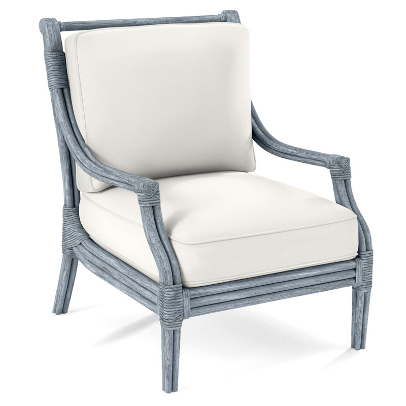 Inveron Upholstered Armchair, Sea Glass, Elite Ivory; 0321-91