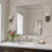 Inse Modern Rounded Rectangle Bathroom Vanity Mirror | Stainless Steel Frame-1664187101-1664187102